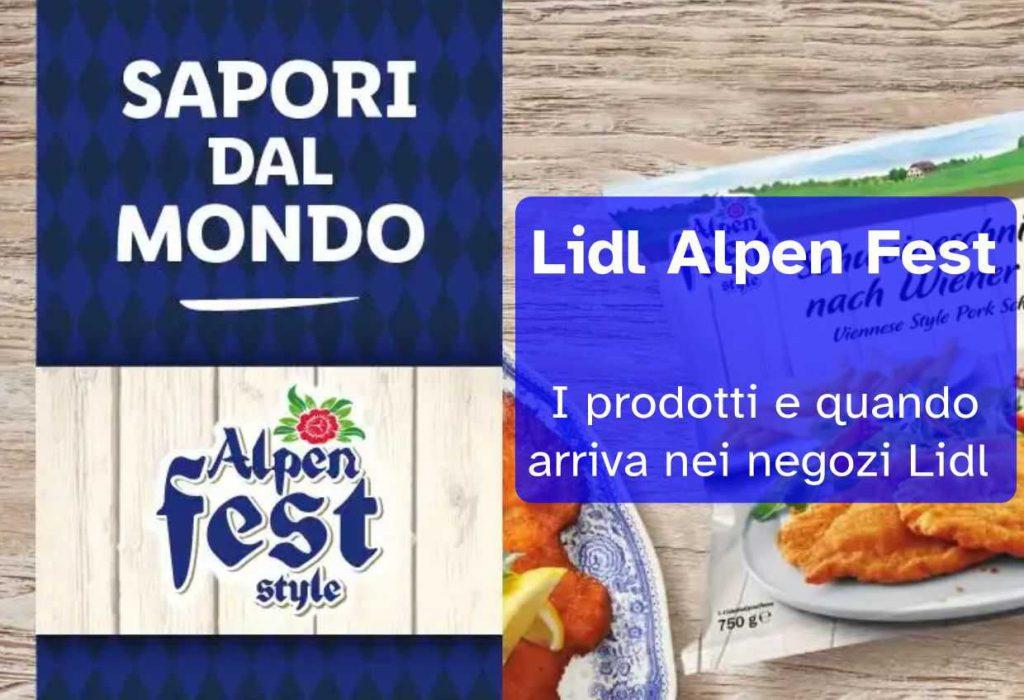 Lidl Alpenfest, i prodotti e quando ci sarÃ  la settimana tedesca da Lidl